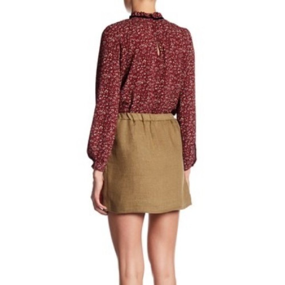 NWT Maje Potato Sack Linen Skirt s - Picture 3 of 11